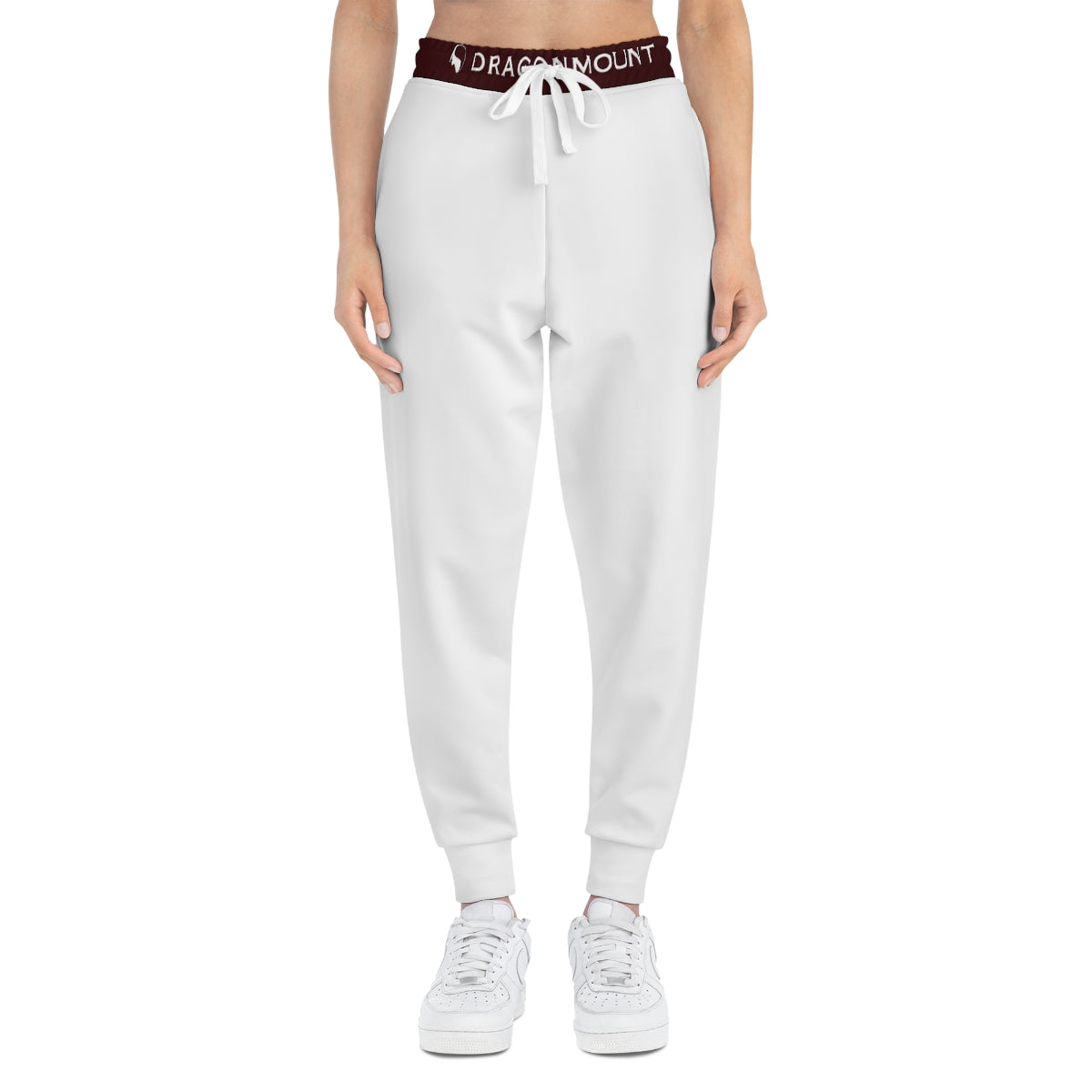 Dragonmount White Athletic Joggers
