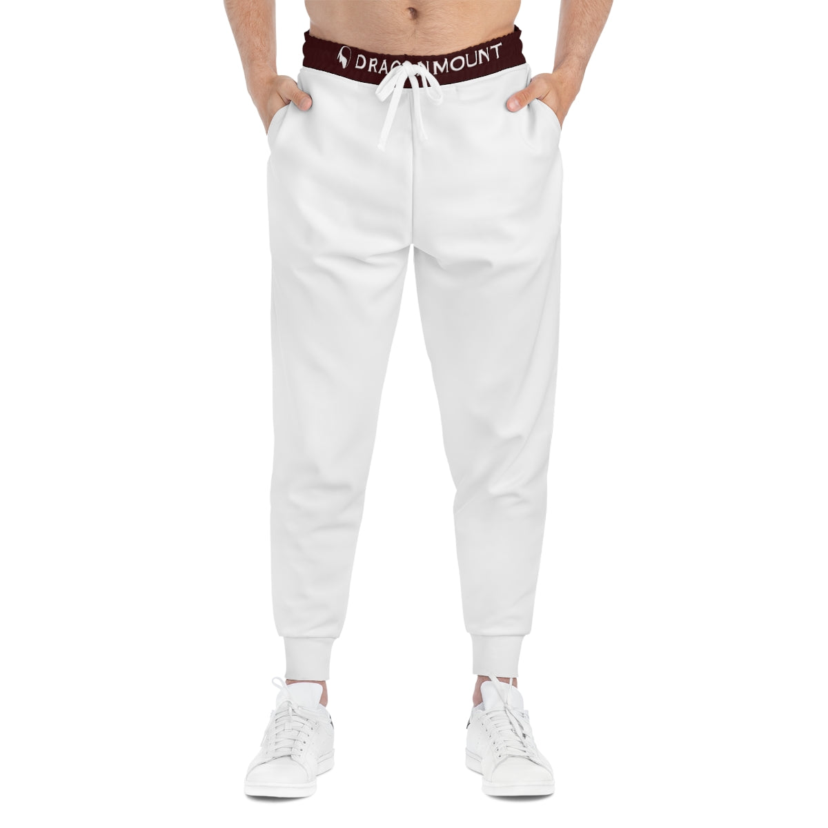 Dragonmount White Athletic Joggers