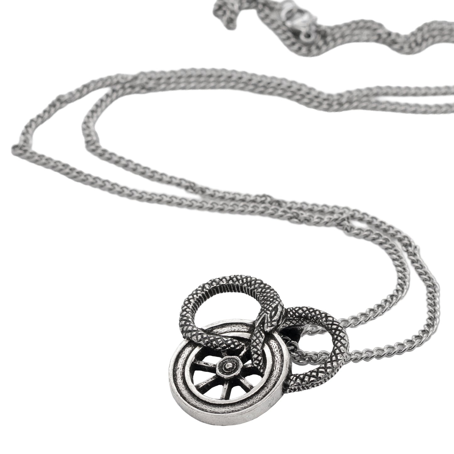 [Official] Snake and Wheel Lapel Necklace