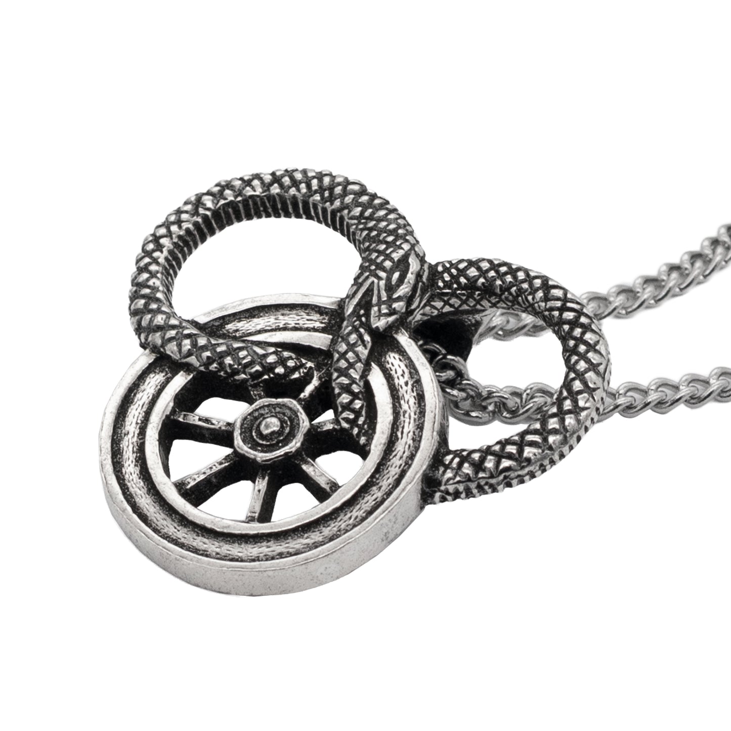 [Official] Snake and Wheel Lapel Necklace