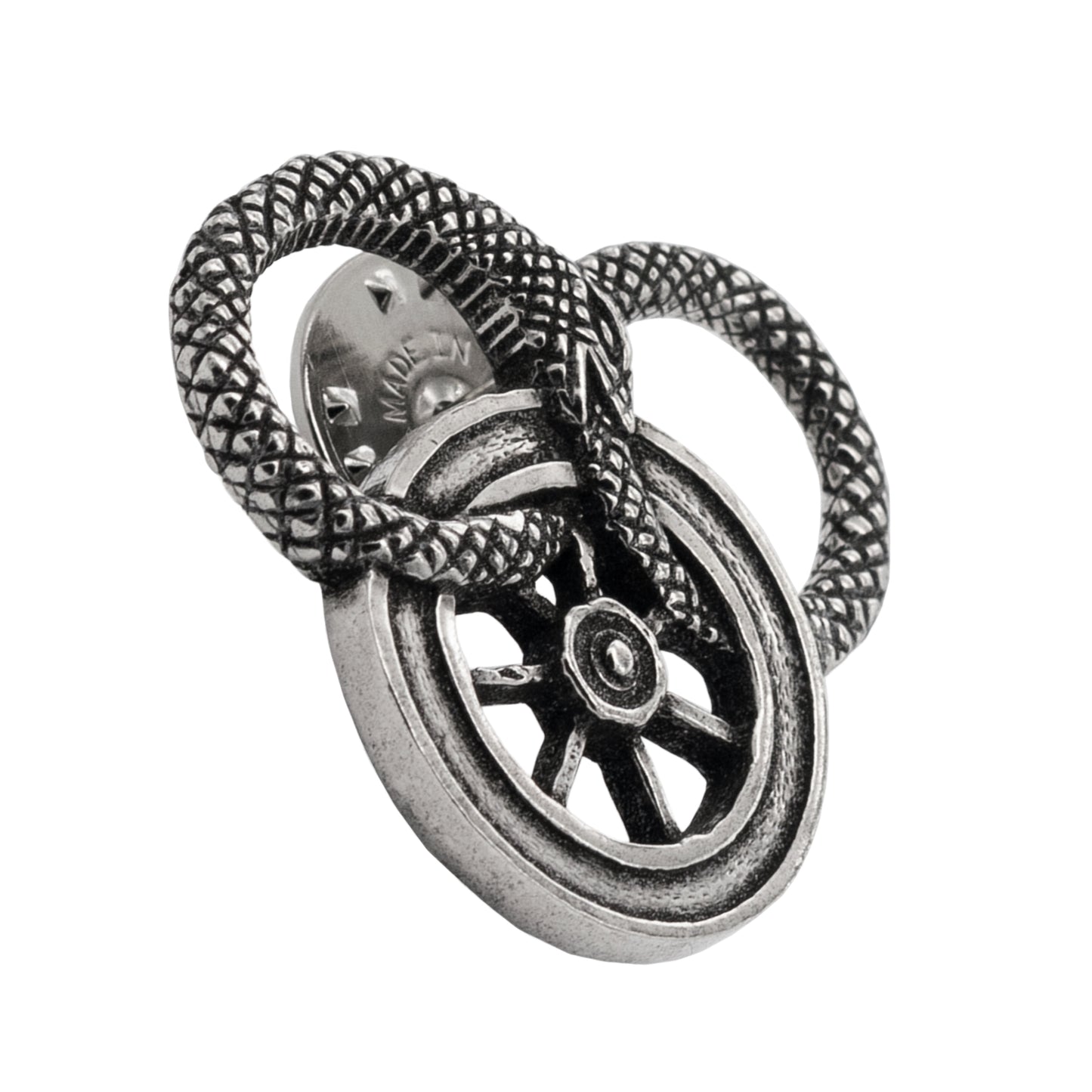 [Official] Snake and Wheel Lapel Pin