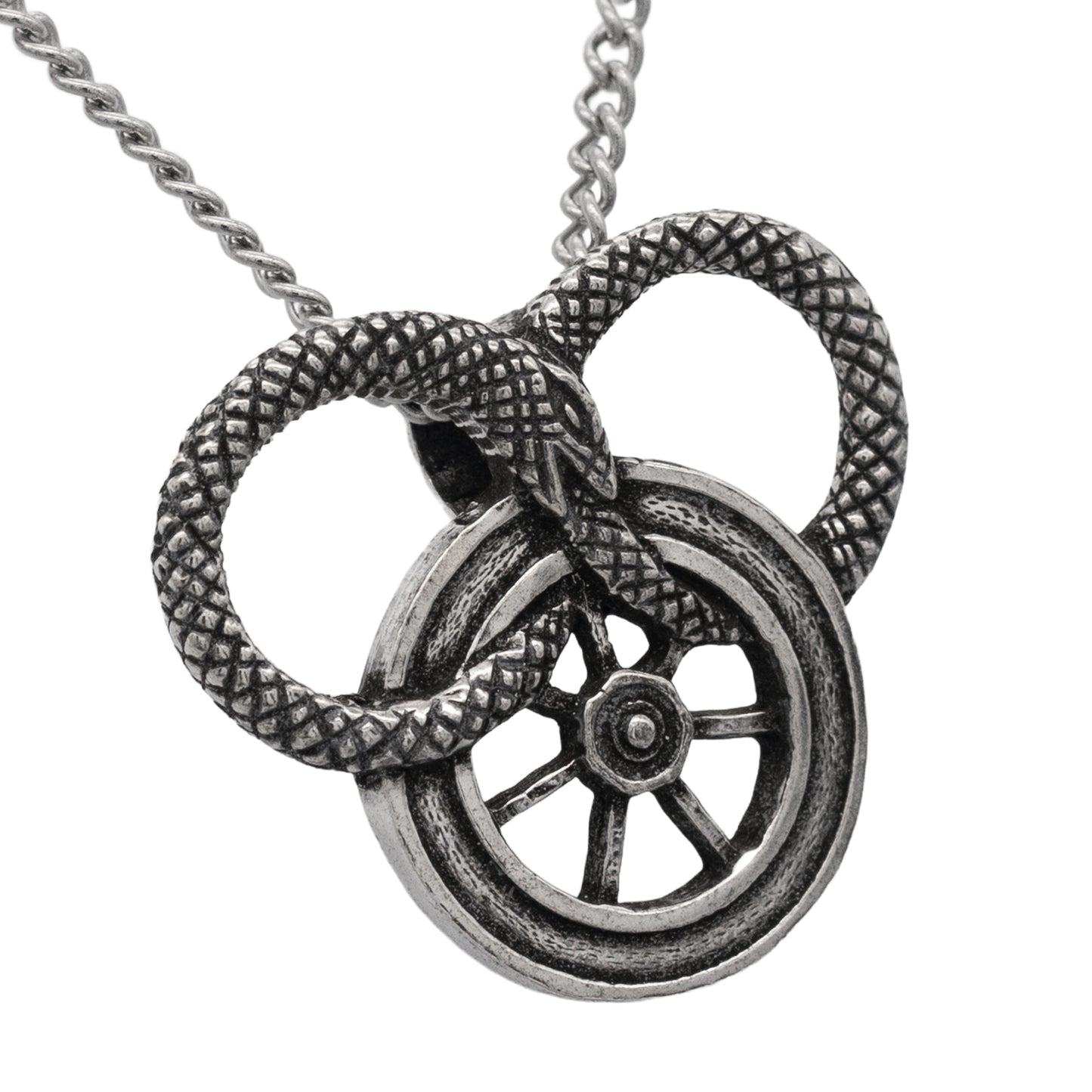 [Official] Snake and Wheel Lapel Necklace