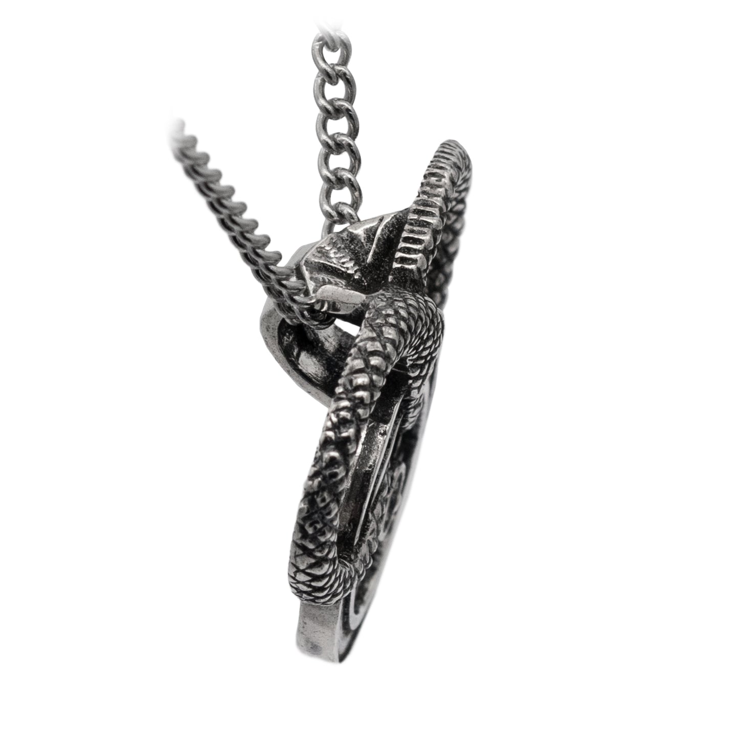 [Official] Snake and Wheel Lapel Necklace