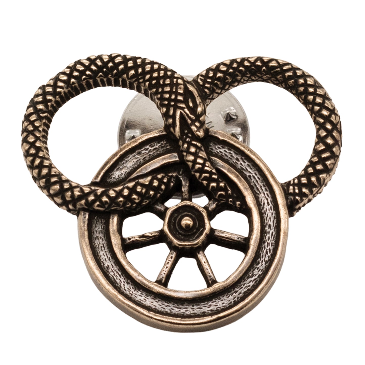 [Official] Snake and Wheel Lapel Pin