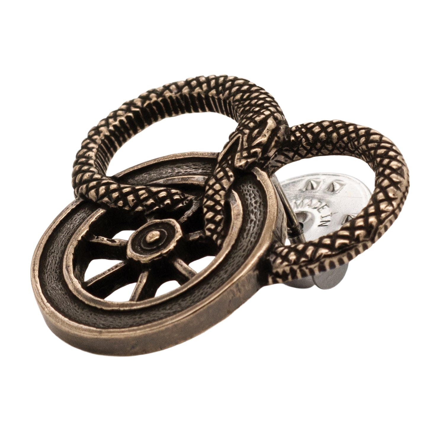 [Official] Snake and Wheel Lapel Pin