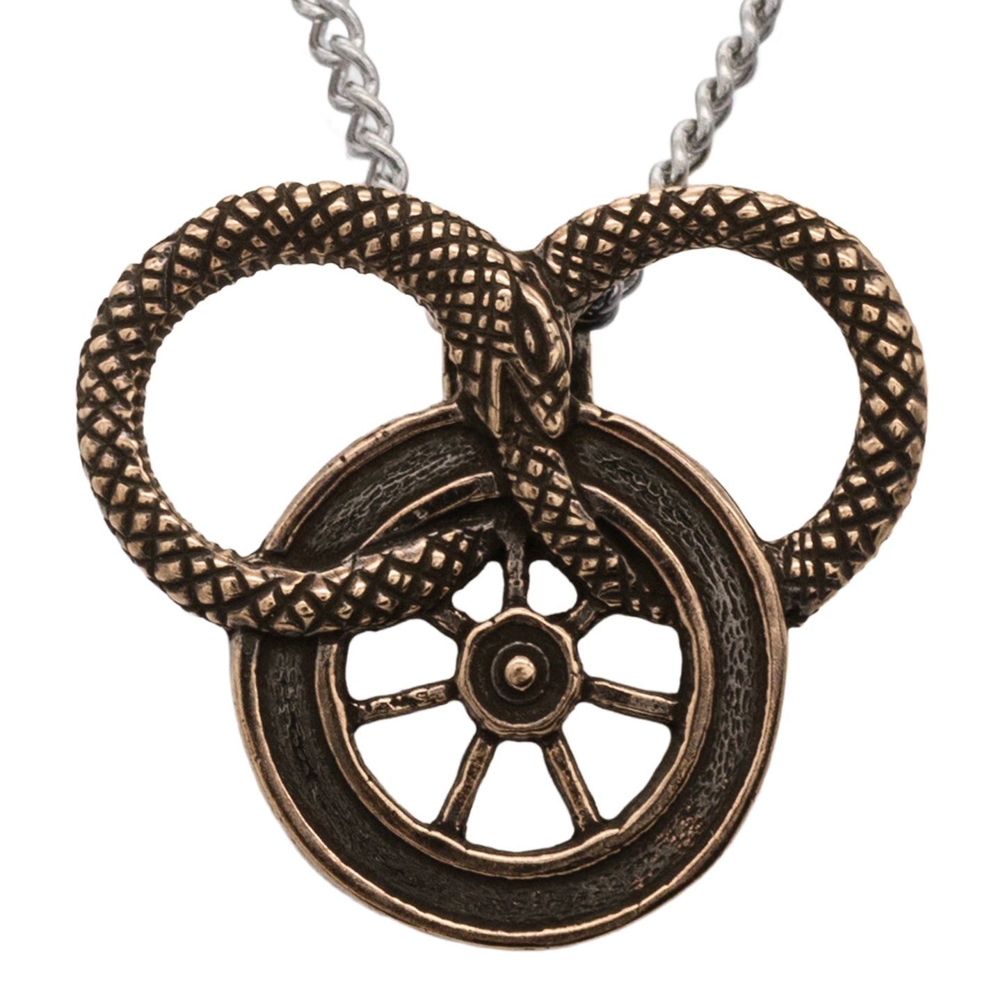 [Official] Snake and Wheel Lapel Necklace