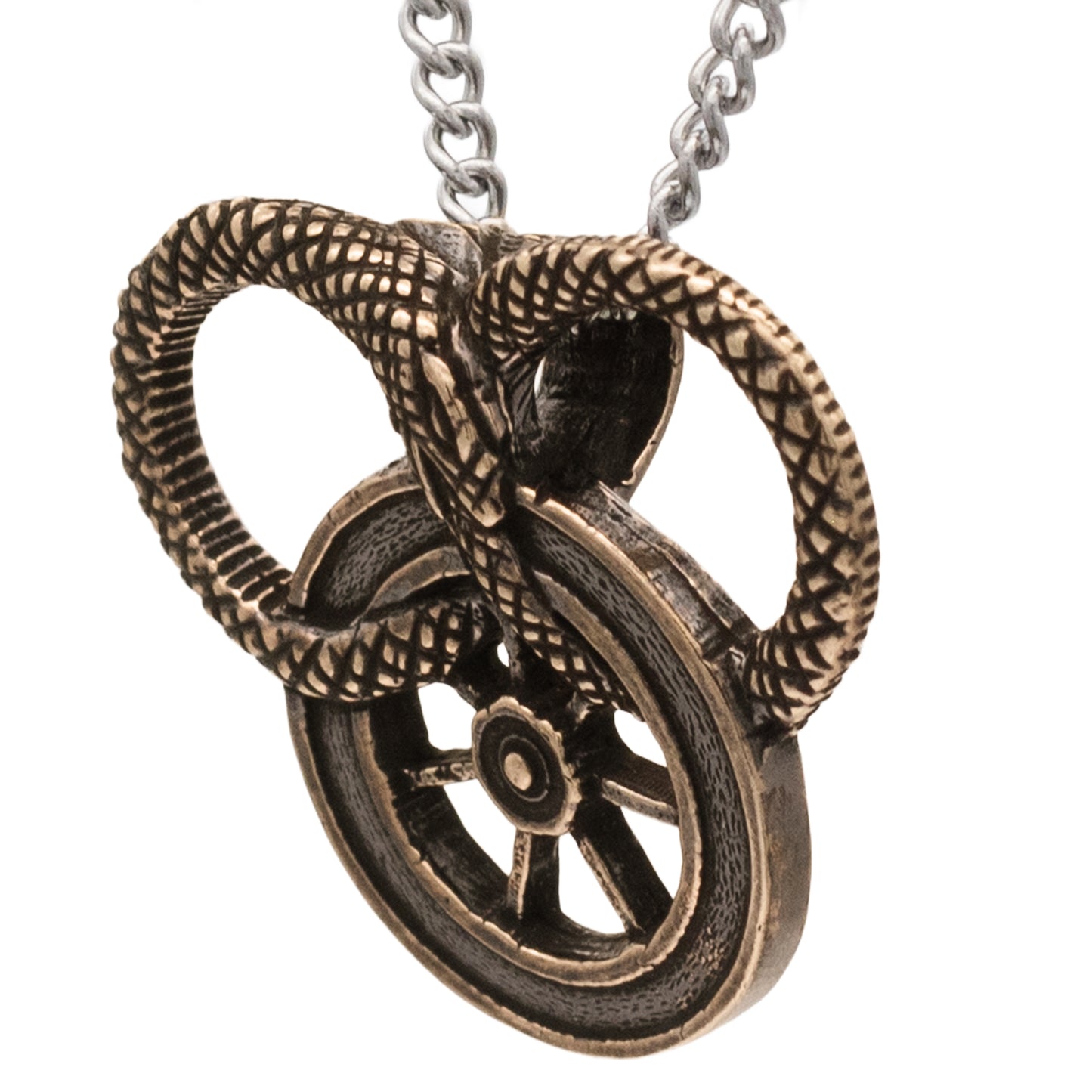 [Official] Snake and Wheel Lapel Necklace