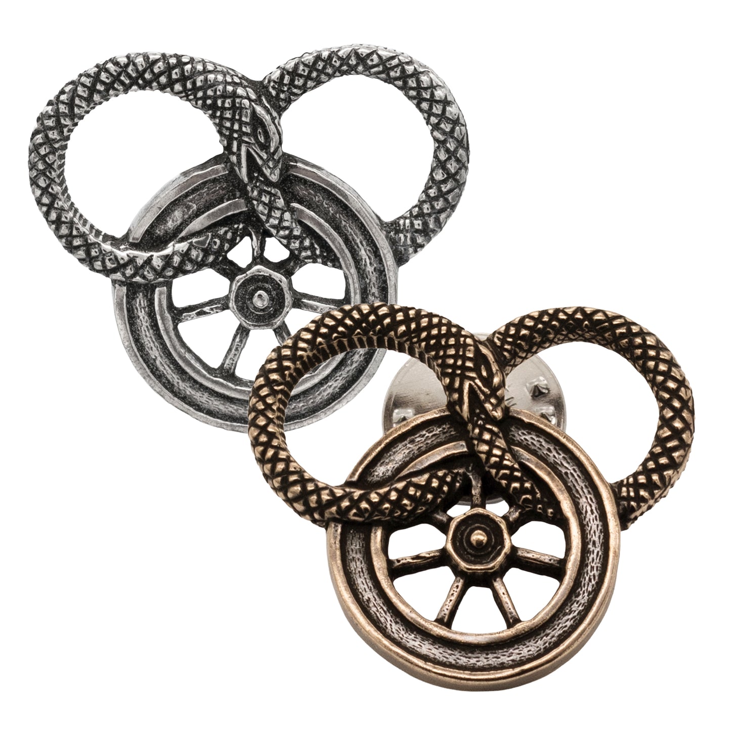[Official] Snake and Wheel Lapel Pin